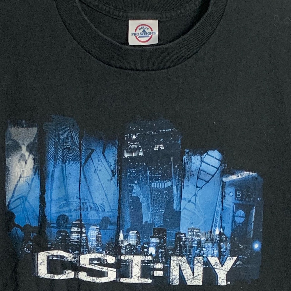 💖 CSI NY Crime Scene Investigation TV
Show Official Licensed 2005 T-Shirt